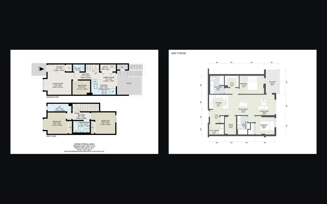 A diverse library of floor plans we've drawn
